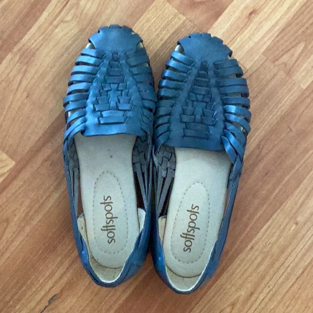 SoftSpots Trinidad Denim Shoes 10 WW